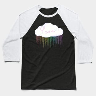 Lover Rainbow Rain Baseball T-Shirt